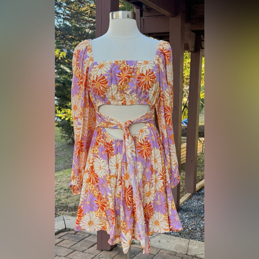 New LSPACE Rosita Cutout Mini Dress Size Medium